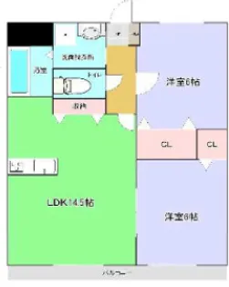 フォンス出水I【1階】の間取り