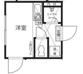 One CUBE夏目坂【2階】の間取り