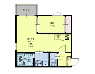 REGALEST PEAK【3階】の間取り