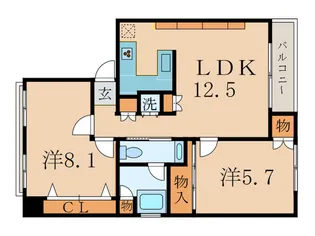 フルハウス【3階】の間取り