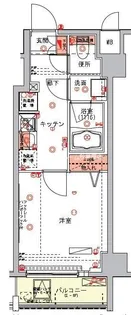 ハーモニーレジデンス浅草【4階】の間取り