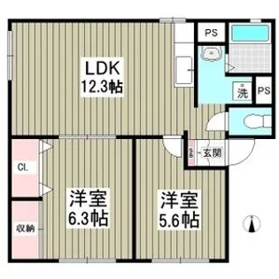 ソファレA【1階】の間取り