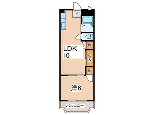 グランドマンション 5【4階】の間取り