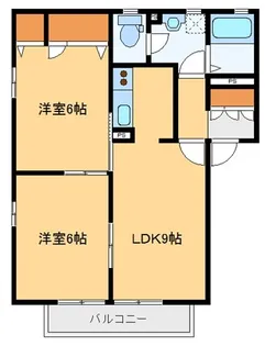 パルテール【1階】の間取り