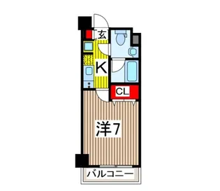 アルファコート蕨2【4階】の間取り