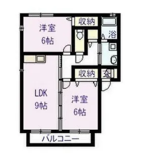 シャルマンA【2階】の間取り
