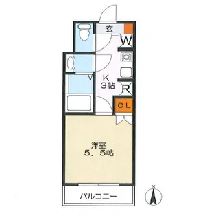 蕨テラス【1階】の間取り