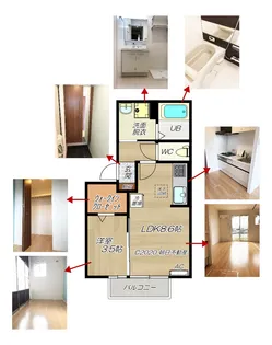 カタルパ・トモダ【2階】の間取り