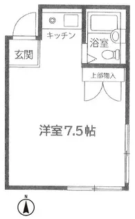 オオノキコーポパートII【2階】の間取り