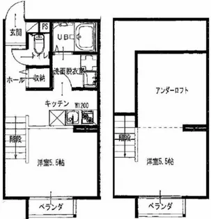 ソレイユ南高江【2階】の間取り