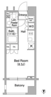 コンフォリア大森DEUX【7階】の間取り