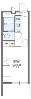 レオパレス新町【1階】の間取り