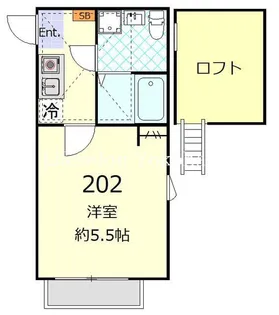 アビターレ杉田【2階】の間取り