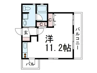 ワコ-レヴィ-タ月見山A【3階】の間取り