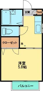 ヒルスミキ金沢八景【2階】の間取り