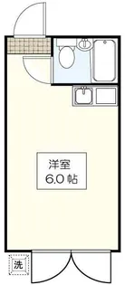 パレス調布【1階】の間取り
