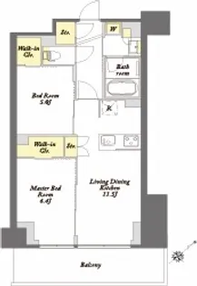 プライムメゾン江古田の杜イースト【7階】の間取り