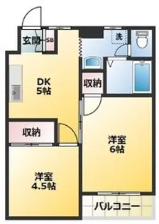 第3田嶋ビル【4階】の間取り
