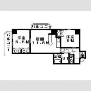 ウイング円山北町【7階】の間取り