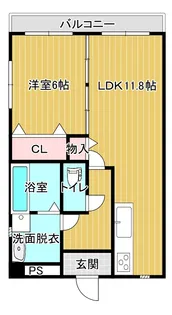 ステーションビュー美坂【9階】の間取り