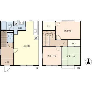 スモールベアハイツII【2階】の間取り