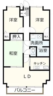 Jランドシティ【6階】の間取り
