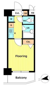 FUTIVAL汐留浜離宮パークサイドシティ【7階】の間取り