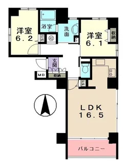 クリスタルプラザアネックス多治見【4階】の間取り