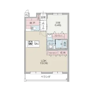 DIOS ILEX【5階】の間取り