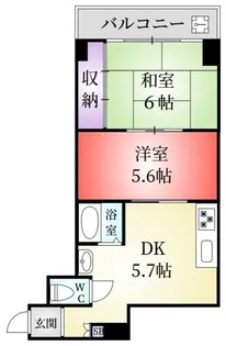 KWIプラザ【3階】の間取り