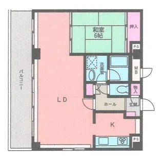 エフ・ティプラザ相模大野【5階】の間取り