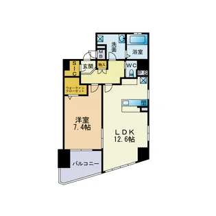 コンソラトゥール博多【9階】の間取り