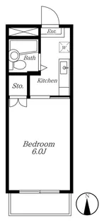 Barcley Court【1階】の間取り