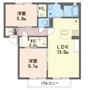グランシードA【1階】の間取り