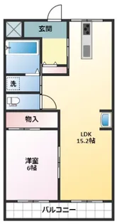 コーポマウンテンII【1階】の間取り