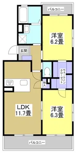 フィールドメソンIII【2階】の間取り