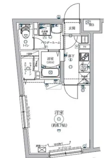 RELUXIA都立大学【4階】の間取り