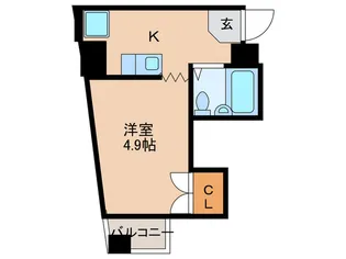 出戸ターミナルハイツ【2階】の間取り