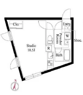 アバンティア中野新橋【2階】の間取り