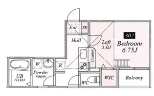 Historia大久保【3階】の間取り