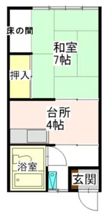 コーポ花田【2階】の間取り