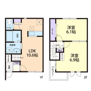 サンパティークの間取り
