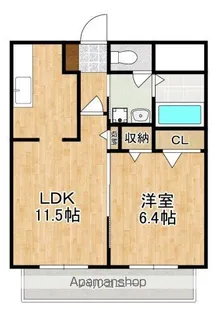 プラン・ラノII【1階】の間取り