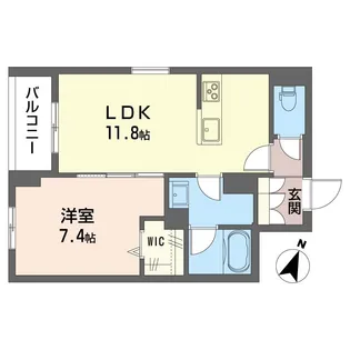 ペイサージュ カリテ【1階】の間取り