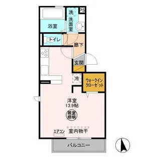 エスペランサ【2階】の間取り