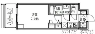 S-RESIDENCE福島Alovita【8階】の間取り