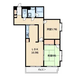 ローヤル東大泉【3階】の間取り