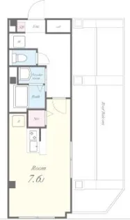 アリビオン菊川【5階】の間取り