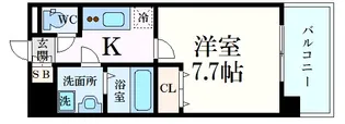 レジデンス京都ゲートシティ【4階】の間取り
