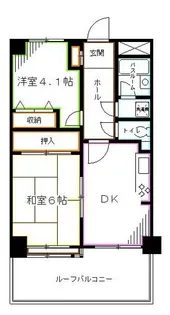 荻窪三丁目シティハウス【3階】の間取り